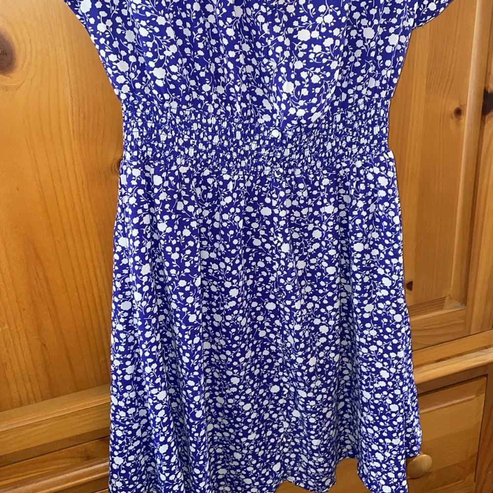 Royal Blue Floral Dress 💙 - Picture 6 of 16